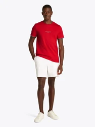 TOMMY HILFIGER T-Shirt dunkelblau/knallrot/weiß