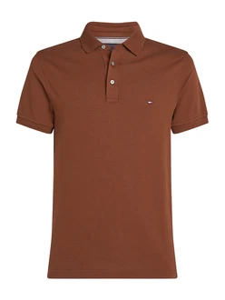 Tommy Hilfiger Poloshirt Core 1985 1985 SLIM POLO braun Tommy Hilfiger Poloshirt Core 1985 1985 SLIM POLO braun