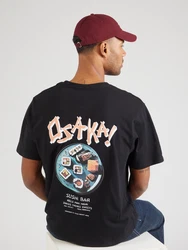 Denim Project T-Shirt 'Osaka Sushi' blau/orange/schwarz/weiß
