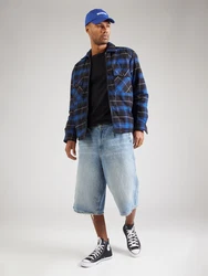 Denim Project Shirt 'Panda' pastellblau/schwarz/weiß