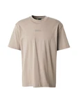 BOSS GREEN T-Shirt Tee 10 mit Rundhalsausschnitt dunkelbeige