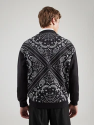 HUGO Sweatshirt 'Derumkek' rot/schwarz/weiß