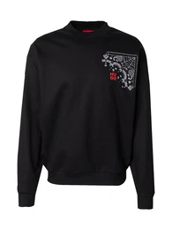 Sweatshirt 'Derumkek' rot / schwarz / wei