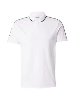 GUESS Poloshirt QUATTRO schwarz/weiß