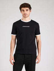 GUESS JEANS T-Shirt schwarz/weiß