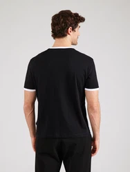 GUESS JEANS T-Shirt schwarz/weiß