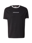 GUESS JEANS T-Shirt schwarz/weiß