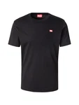 DIESEL Herren T-Shirt T-MIEGOR Schwarz/schwarz