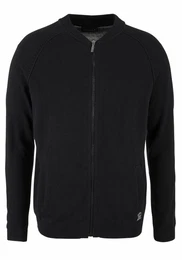 JOHN DEVIN Strickjacke mit Reißverschluss schwarz