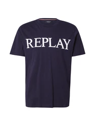 Replay T-Shirt mit Logo-Frontprint Dunkelblau/Dunkelblau/Dunkelblau/Dunkelblau/Dunkelblau/Dunkelblau/Dunkelblau/Dunkelblau/Dunkelblau/Dunkelblau/Dunkelblau/Dunkelblau/Dunkelblau/Dunkelblau