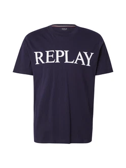 Replay T-Shirt mit Logo-Frontprint Dunkelblau/Dunkelblau/Dunkelblau/Dunkelblau/Dunkelblau/Dunkelblau/Dunkelblau/Dunkelblau/Dunkelblau/Dunkelblau/Dunkelblau/Dunkelblau/Dunkelblau/Dunkelblau