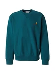 Carhartt WIP Sweatshirt American Script gelb/smaragd