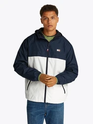 Tommy Jeans Jacke 'Chicago' navy/weiß