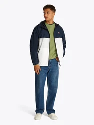 Tommy Jeans Jacke 'Chicago' navy/weiß