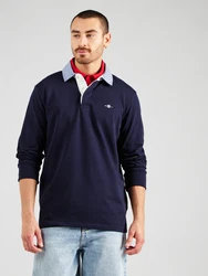 Gant Langarm-Poloshirt REG CHAMBRAY HEAVY RUGGER 