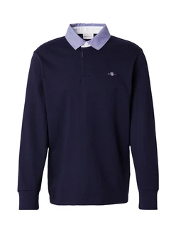 Gant Langarm-Poloshirt REG CHAMBRAY HEAVY RUGGER 