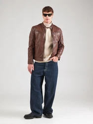 Mauritius Jacke Derry cognac