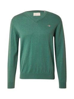 GANT Pullover Classic Cotton V-Neck Grün/Türkis/Dunkelgrün/Grün/Türkis/Dunkelgrün/Grün/Türkis/Dunkelgrün/Grün/Türkis/Dunkelgrün/Grün/Türkis/Dunkelgrün