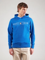 Gant Kapuzensweatshirt GRAPHIC HOODIE blau/marine/kirschrot/weiß