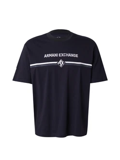 ARMANI EXCHANGE T-Shirt marine/weiß ARMANI EXCHANGE T-Shirt marine/weiß