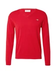 GANT Pullover Classic Cotton V-Neck Rot/Rot GANT Pullover Classic Cotton V-Neck Rot/Rot