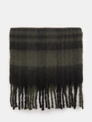 Pull&Bear Schal oliv/schwarz