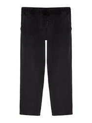 Trendyol Jeans Locker Passform Elastische Taille (weite Passform) black