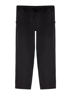 Trendyol Jeans Locker Passform Elastische Taille (weite Passform) black