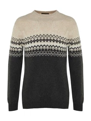 Trendyol Pullover Herren beige/hellbeige/anthrazit