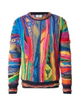 Carlo Colucci Pullover Dondi blau / gelb / grün / pink