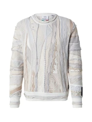Carlo Colucci Pullover Dondi beige/sand/hellgrau