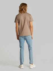 Calvin Klein Jeans T-Shirt taupe/hellgrau/offwhite