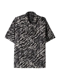 Hemd creme / navy / schwarz