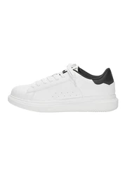Pull&Bear Sneaker schwarz/weiß