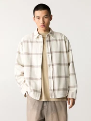 Pull&Bear Hemd braun/weiß