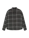 Pull&Bear Hemd schwarz/weiß