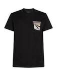 Calvin Klein Jeans T-Shirt pfirsich/schwarz/offwhite