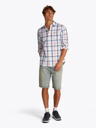 Tommy Jeans Hemd navy / hellblau / rot / weiß