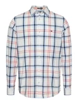 Tommy Jeans Hemd navy / hellblau / rot / weiß