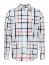 Tommy Jeans Hemd navy / hellblau / rot / weiß