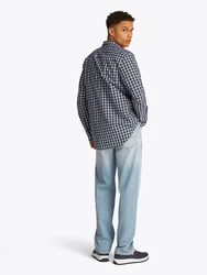 Tommy Jeans Hemd marine/weiß