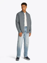 Tommy Jeans Hemd marine/weiß