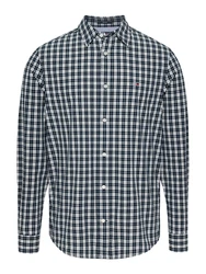Tommy Jeans Hemd marine/weiß