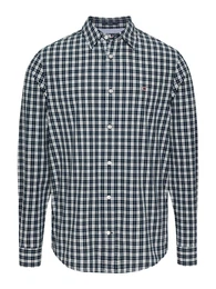 Hemd marine / wei