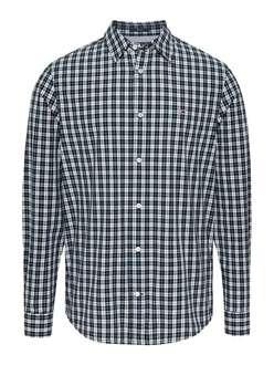 Tommy Jeans Hemd marine/weiß