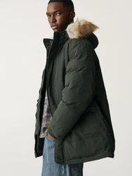 Pull&Bear Parka grün
