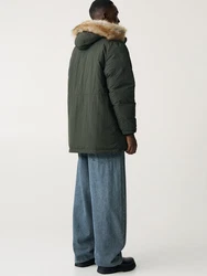 Pull&Bear Parka grün