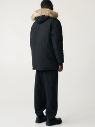 Pull&Bear Parka schwarz