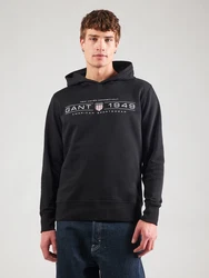 Gant Kapuzensweatshirt GRAPHIC HOODIE rot/schwarz/weiß