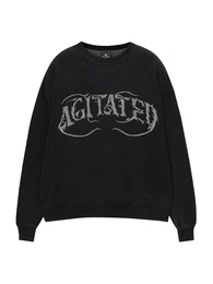 Sweatshirt anthrazit / hellgrau